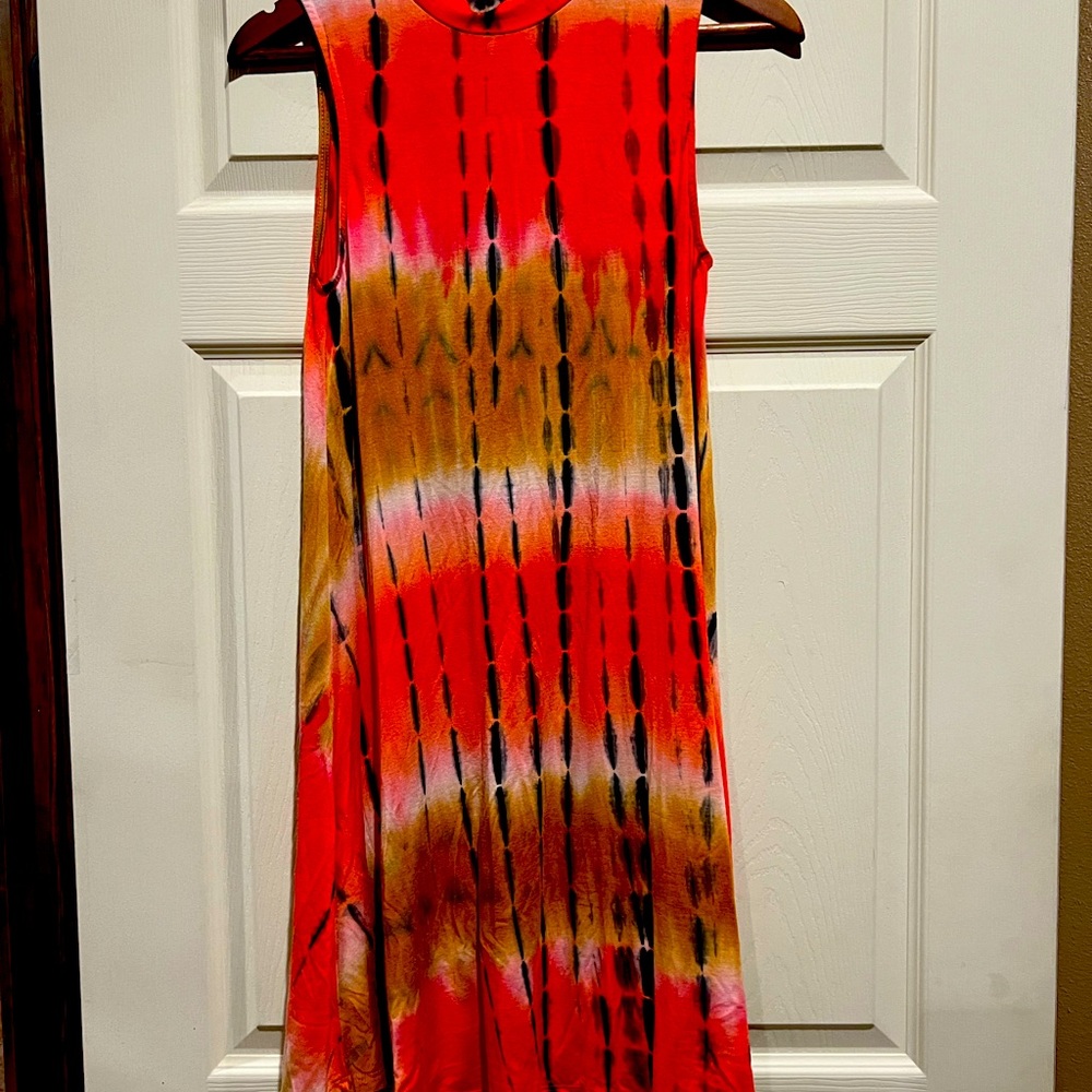 Great light weight dress or swimsuit cover up.
